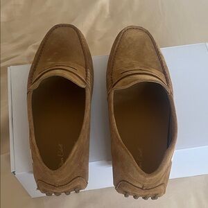 Oliver Cabell Tan Suede Loafers